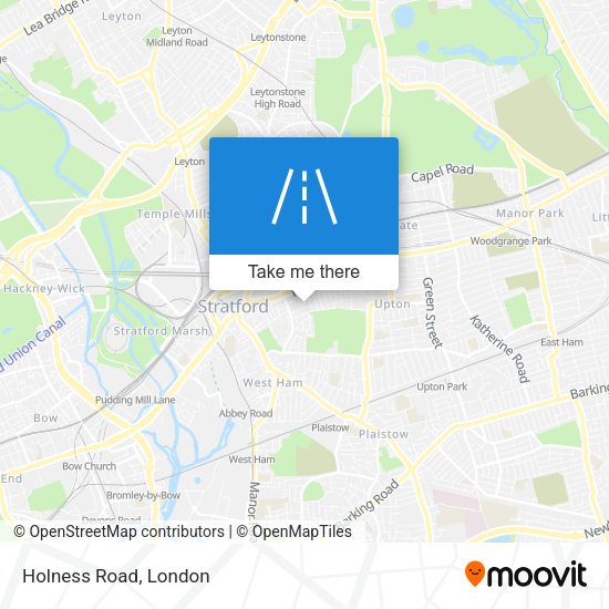 Holness Road map