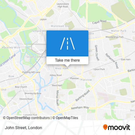 John Street map