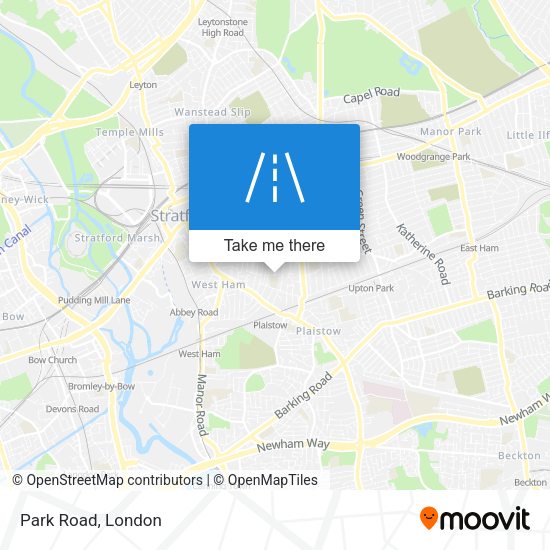 Park Road map