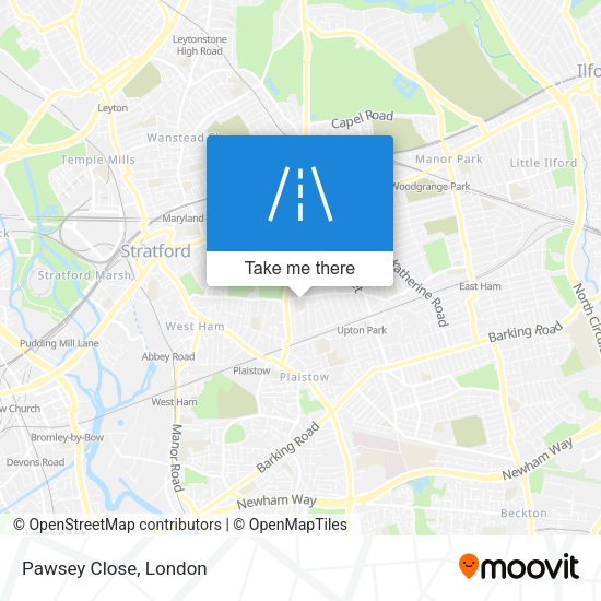 Pawsey Close map