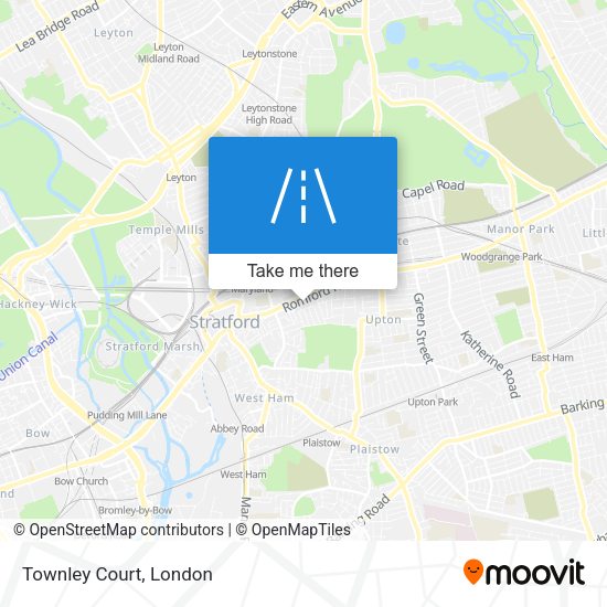 Townley Court map