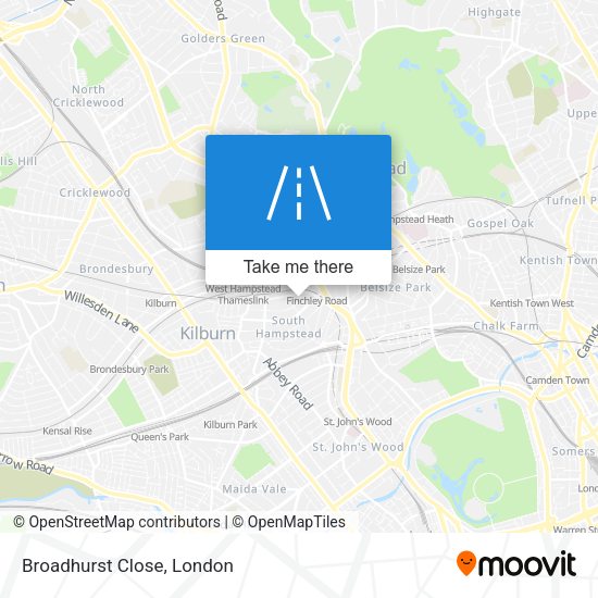 Broadhurst Close map