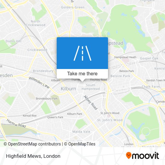 Highfield Mews map