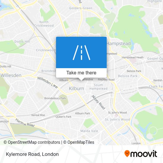 Kylemore Road map