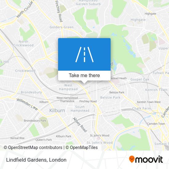 Lindfield Gardens map