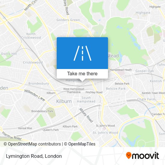 Lymington Road map