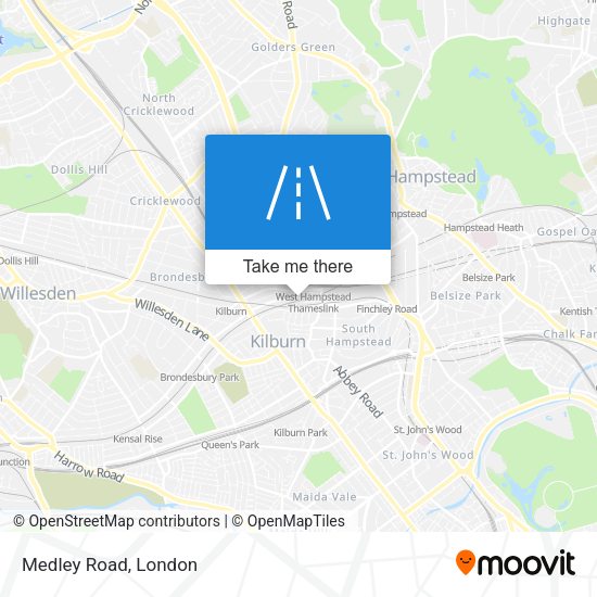 Medley Road map