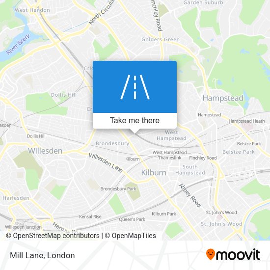 Mill Lane map