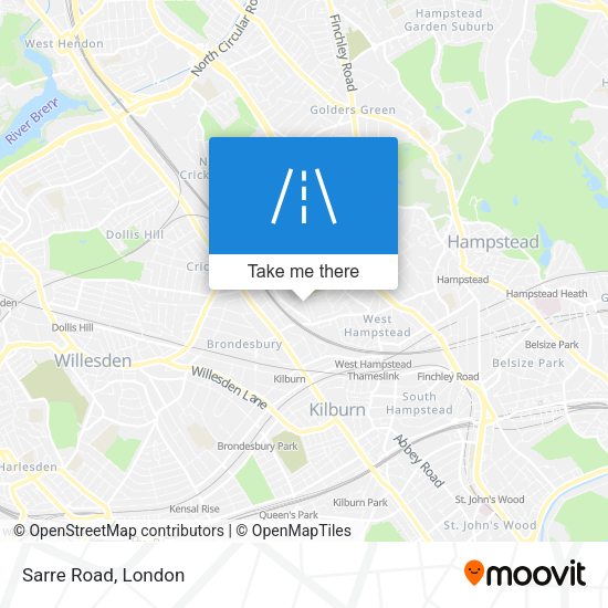 Sarre Road map