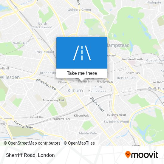 Sherriff Road map