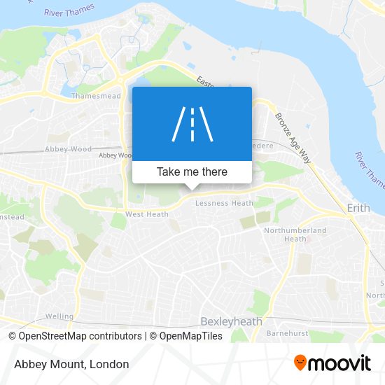 Abbey Mount map
