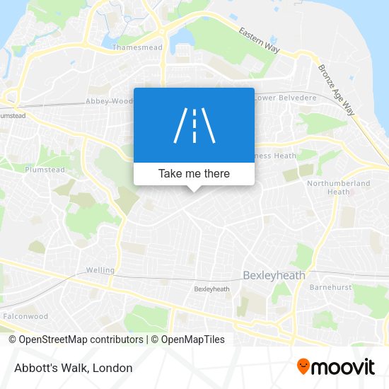 Abbott's Walk map