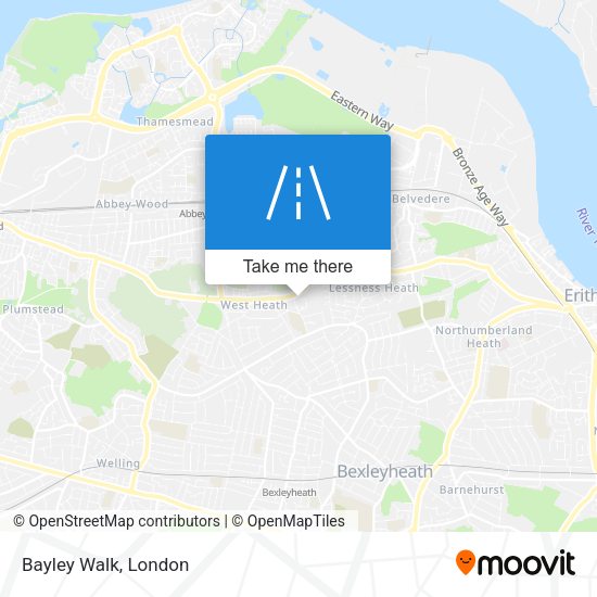 Bayley Walk map