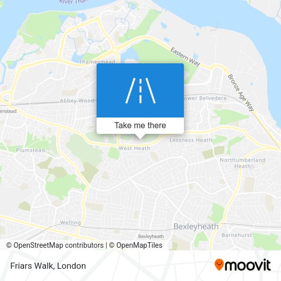 Friars Walk map