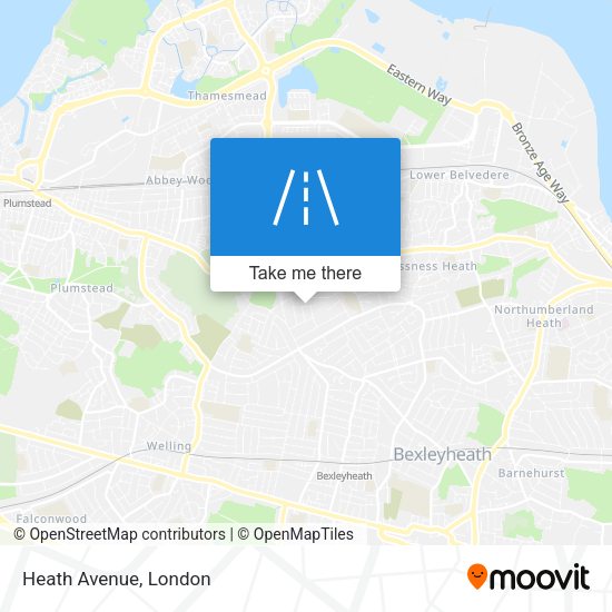 Heath Avenue map