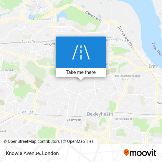 Knowle Avenue map