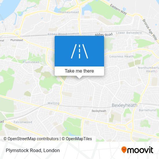 Plymstock Road map