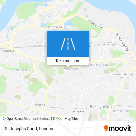 St Josephs Court map