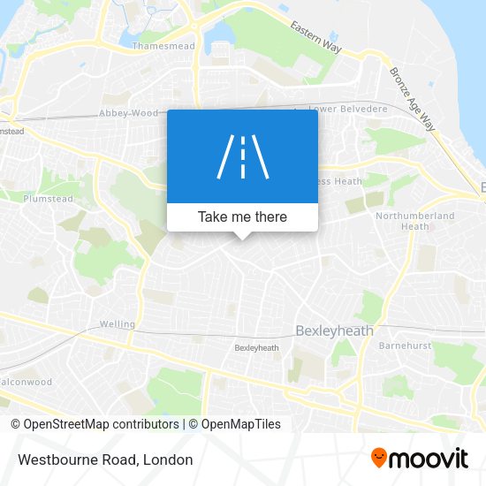 Westbourne Road map