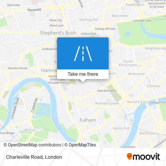Charleville Road map