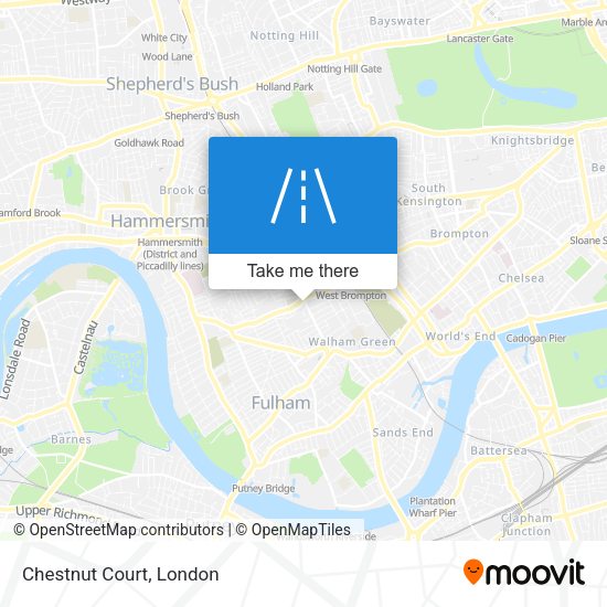 Chestnut Court map