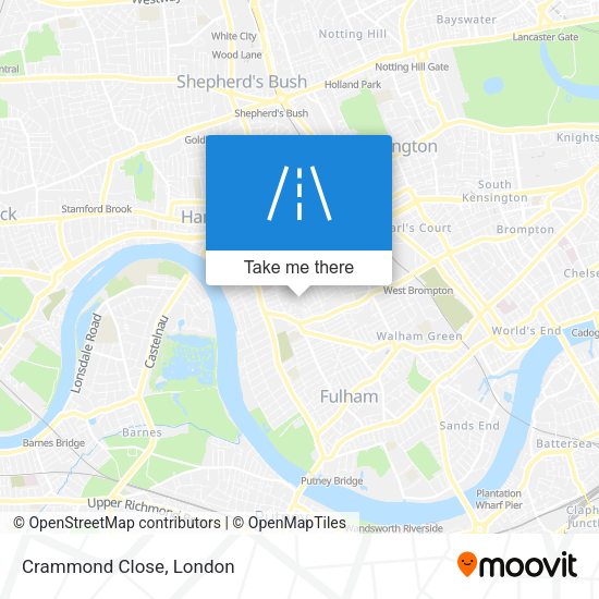 Crammond Close map