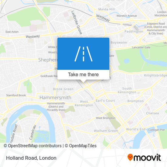 Holland Road map
