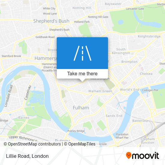 Lillie Road map