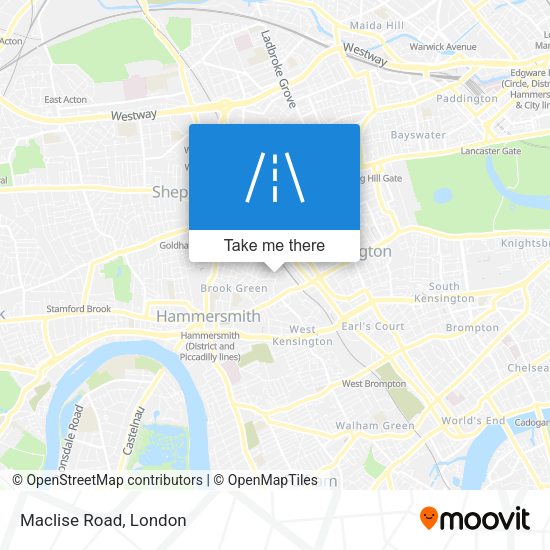Maclise Road map