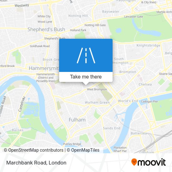 Marchbank Road map