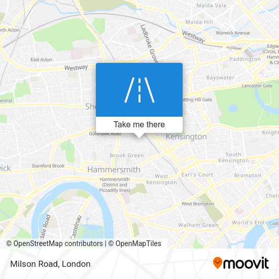 Milson Road map