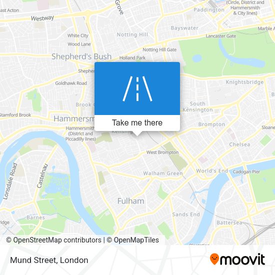 Mund Street map