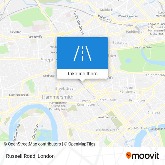 Russell Road map