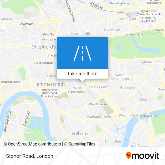 Stonor Road map