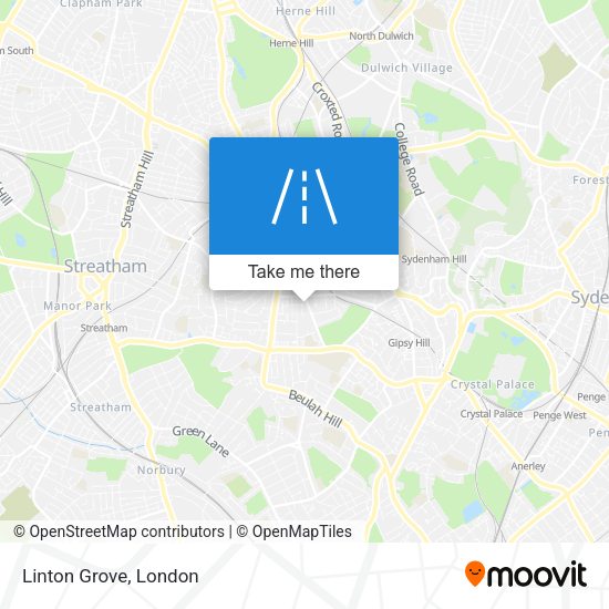 Linton Grove map