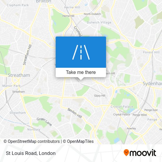 St Louis Road map
