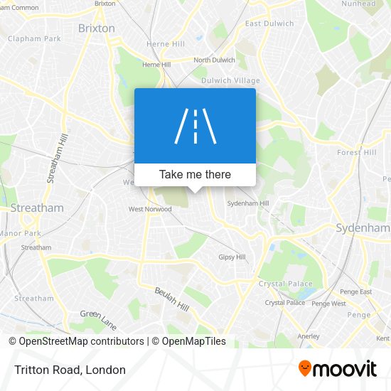 Tritton Road map