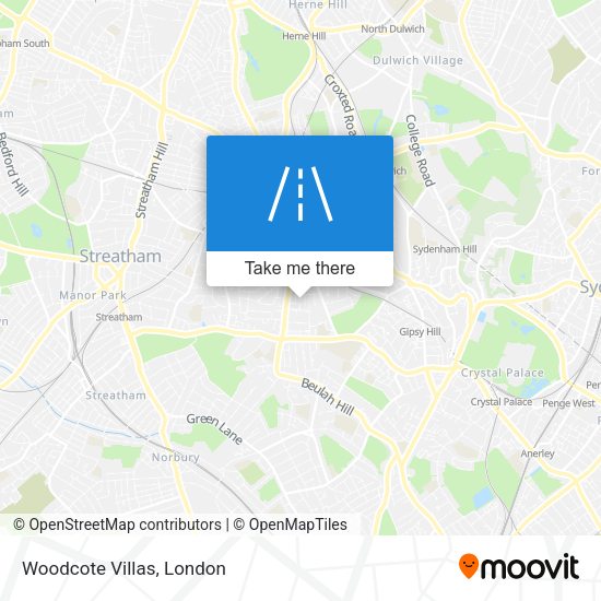 Woodcote Villas map