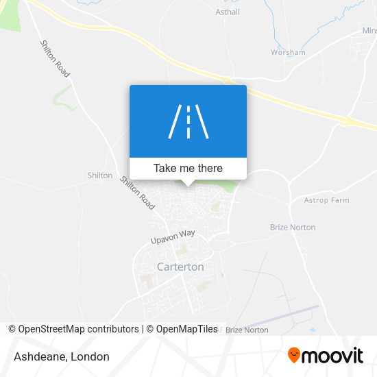 Ashdeane map