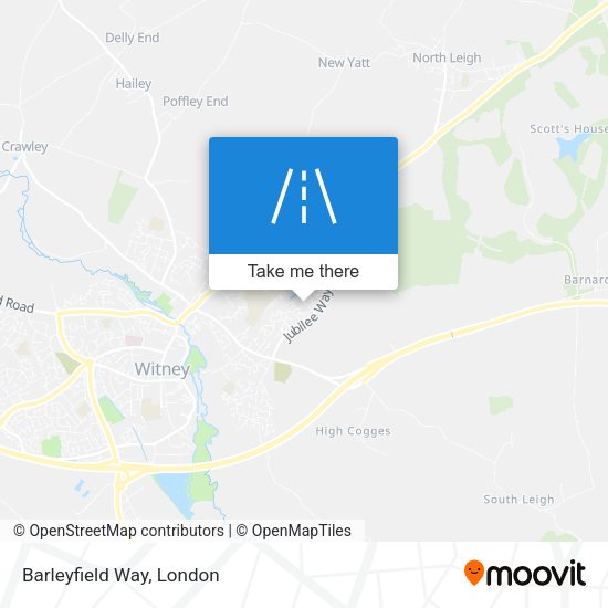 Barleyfield Way map