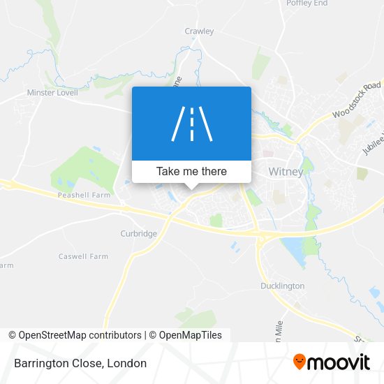 Barrington Close map