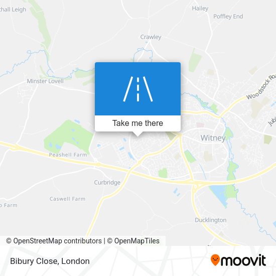 Bibury Close map