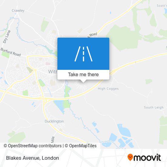 Blakes Avenue map