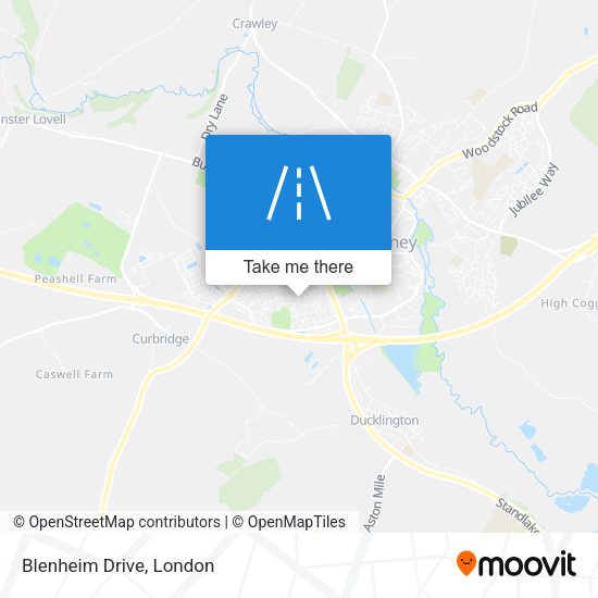 Blenheim Drive map