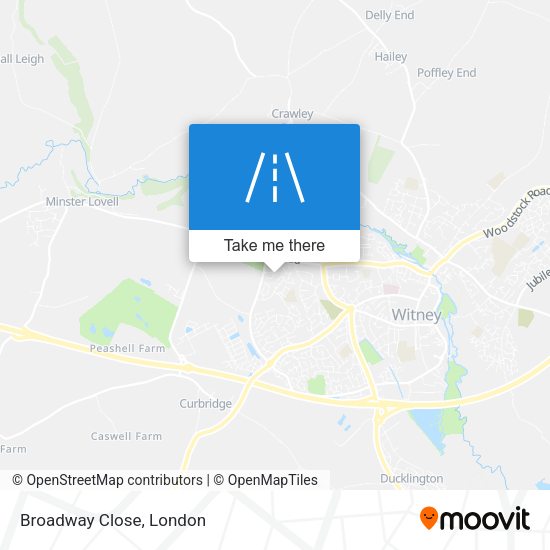 Broadway Close map