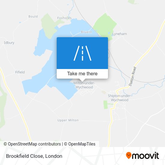Brookfield Close map