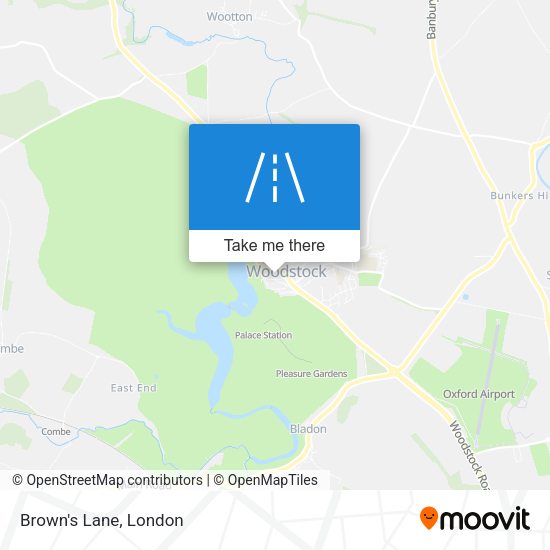Brown's Lane map