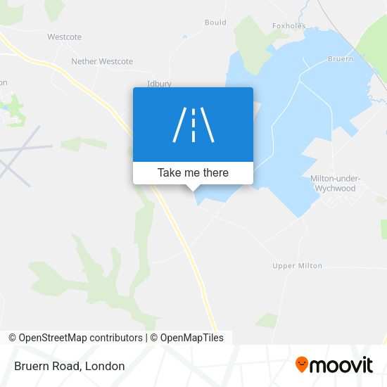 Bruern Road map