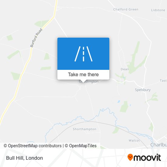Bull Hill map