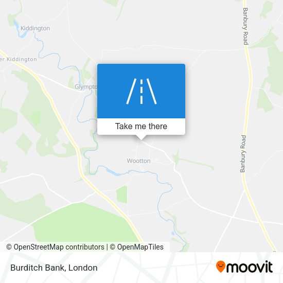 Burditch Bank map